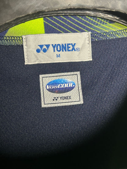 Yonex INK Blue & Neon Round Tee - Medium