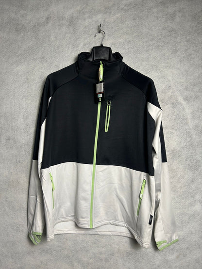 Crane Black & White (Neon Zip) Training Upper - XL
