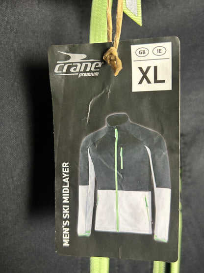 Crane Black & White (Neon Zip) Training Upper - XL