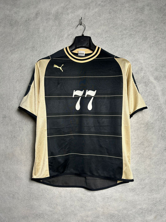 Puma Black & Cream Round Tee - XL