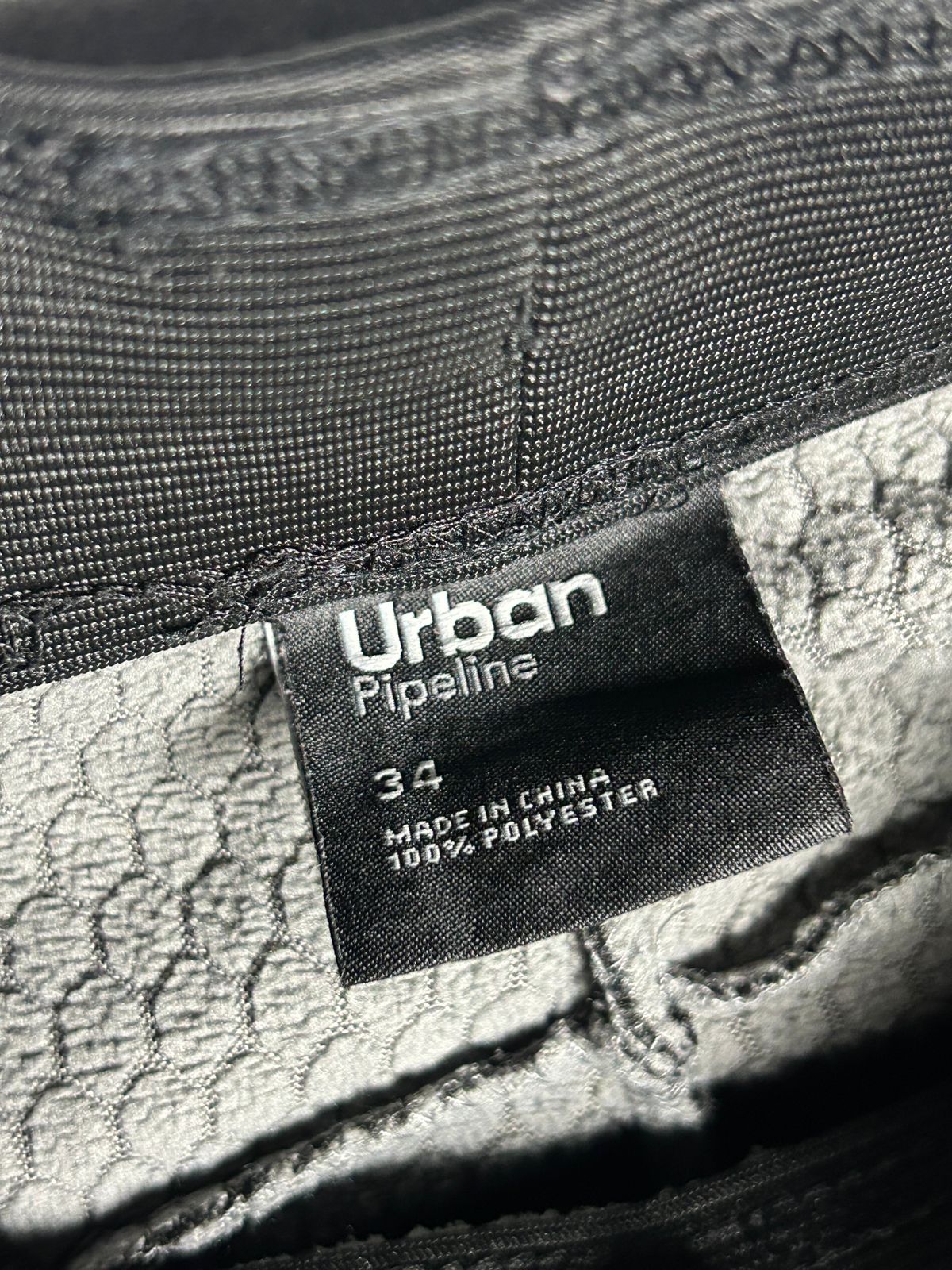 Urban Pipeline Black Trouser - Large
