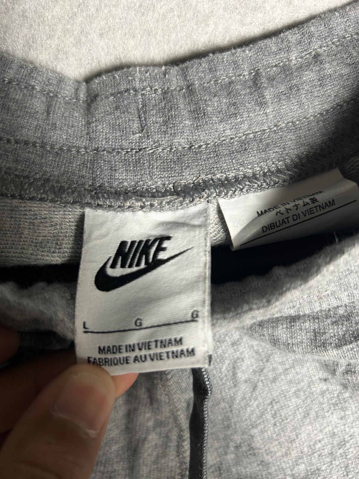 Nike Light Gray Short - Large