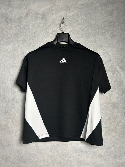 Adidas AeroReady Sportswear Black Round Tee - XL