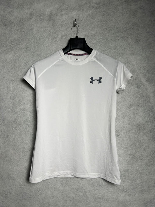 Under Armour White Round Neck - Large