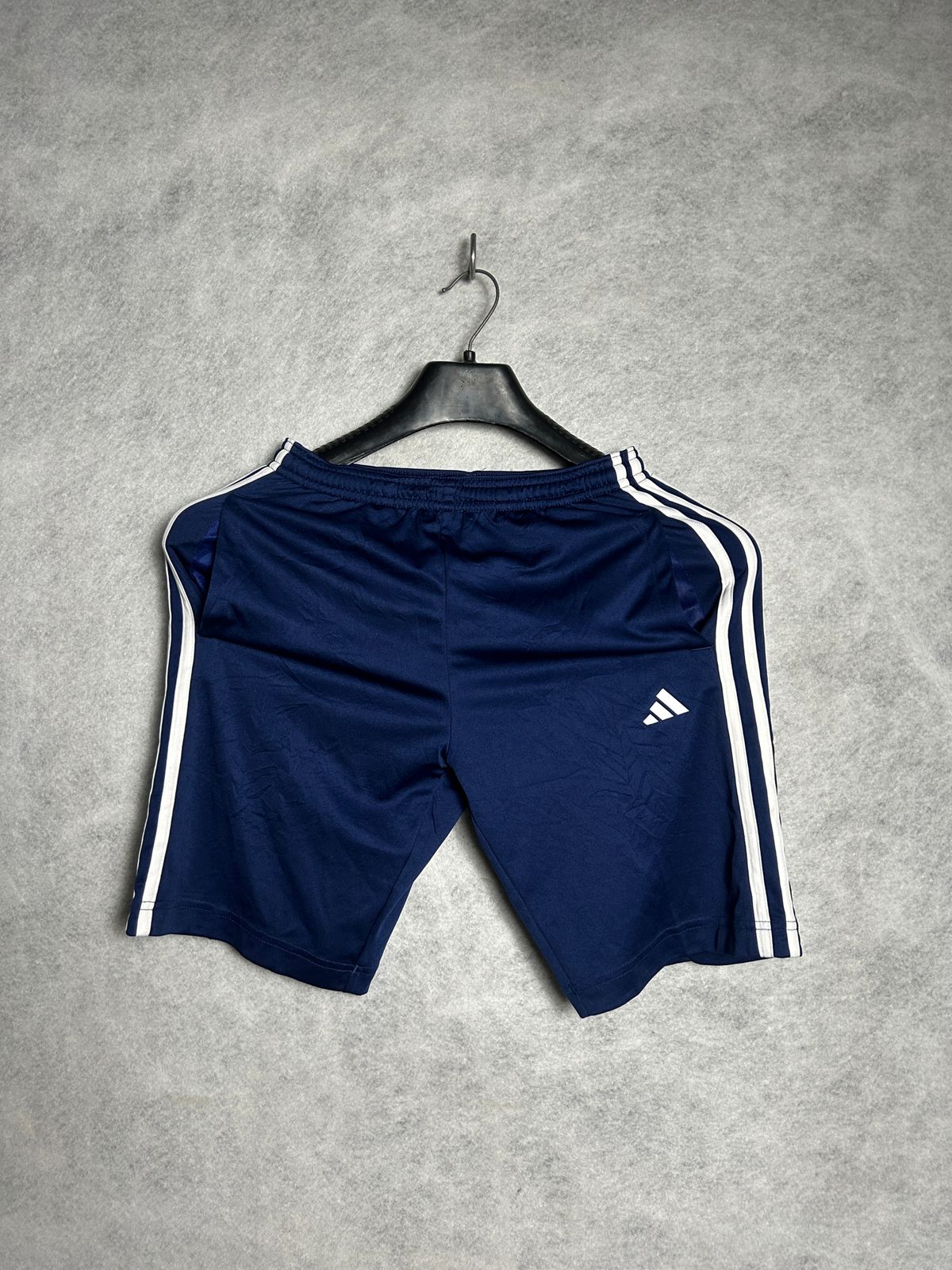 Adidas INK Blue Short White Stripes - Small