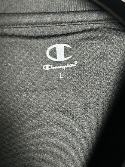 Champion Black Round Neck - Large