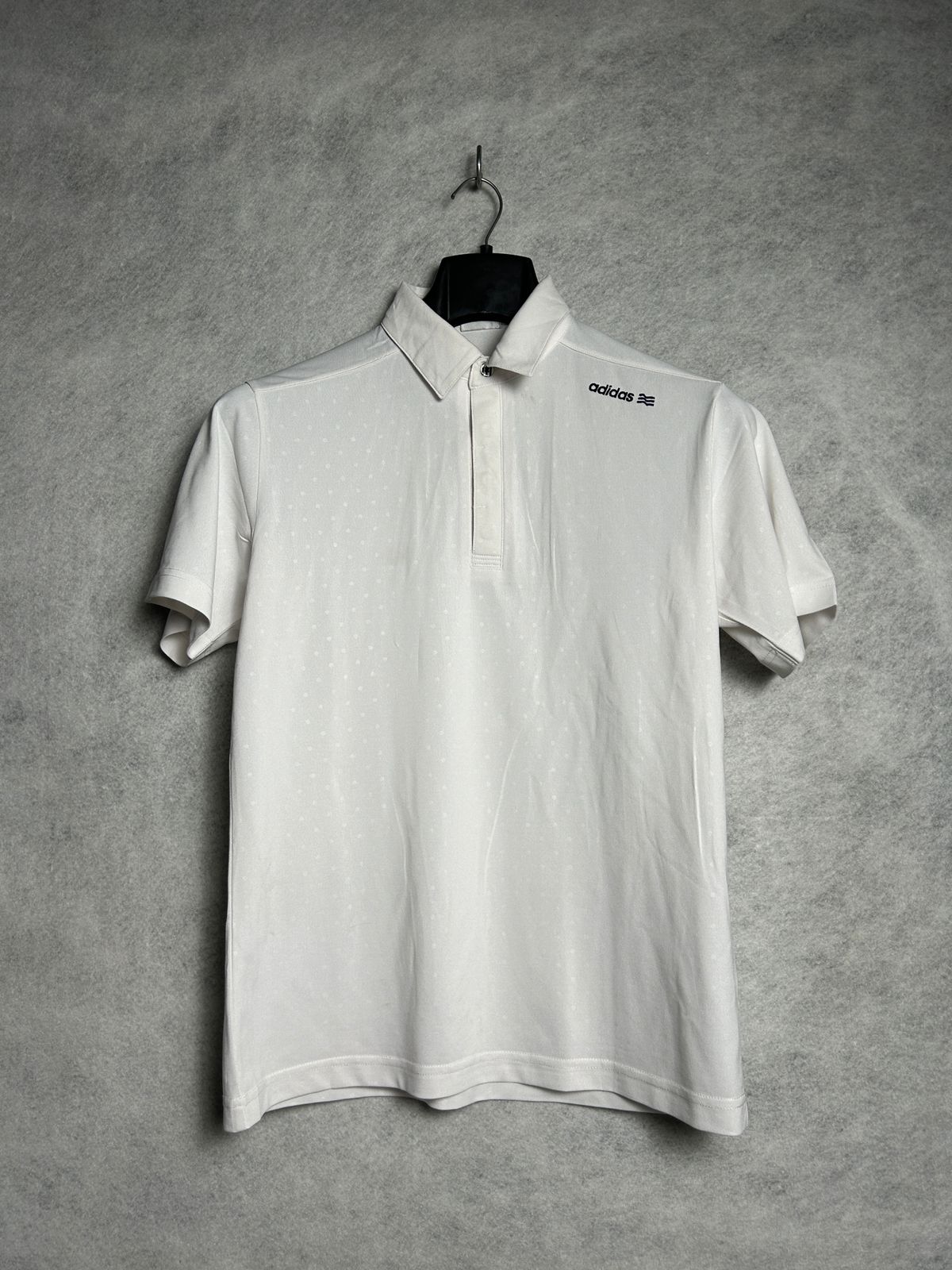 Adidas White Polo - Medium