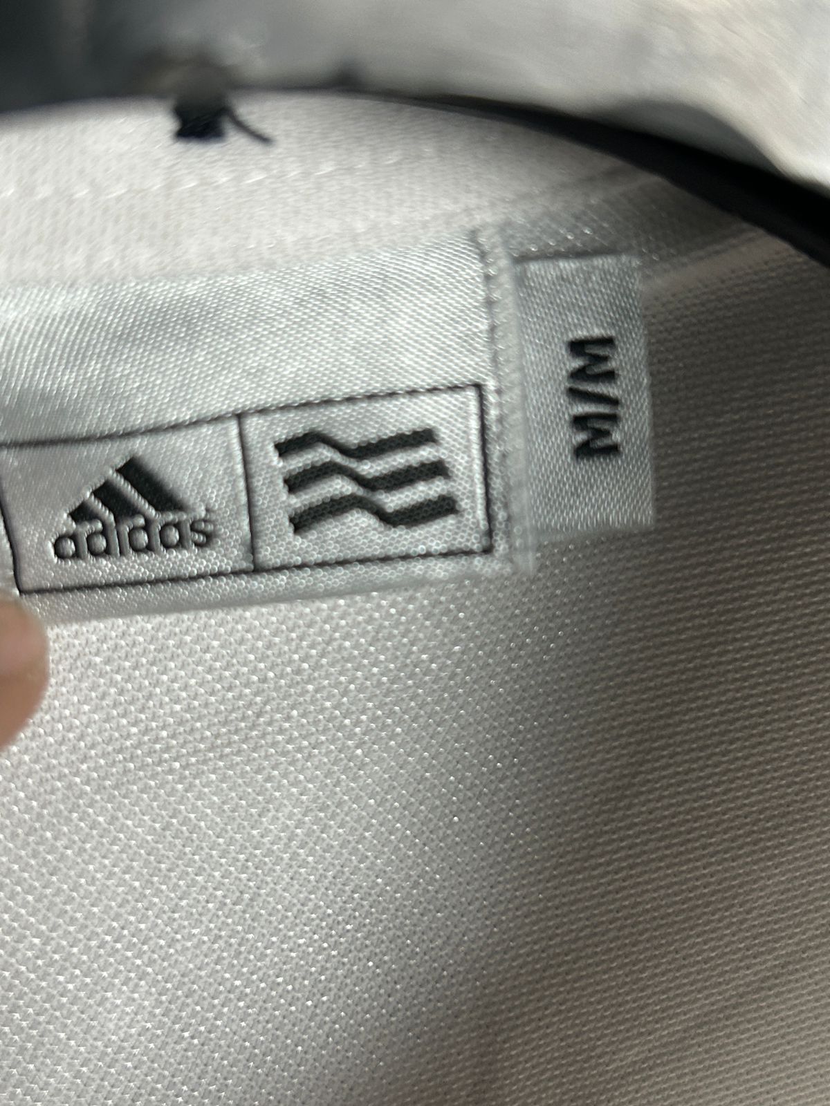 Adidas White Polo - Medium