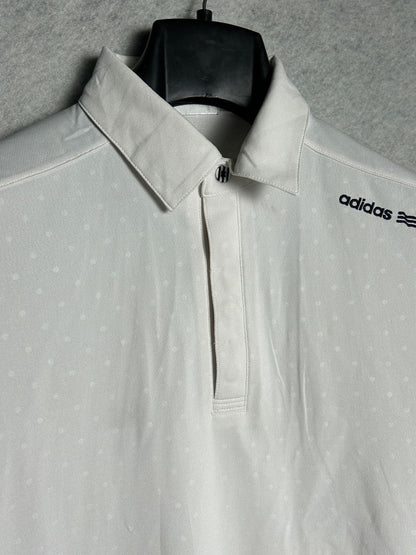 Adidas White Polo - Medium