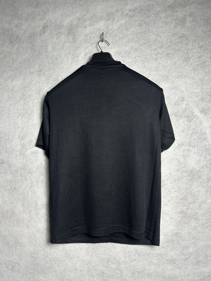 Navy USS>1797 Frigate Black Round Tee - Medium