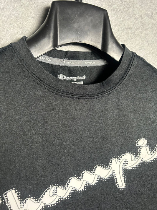 Champion Performance Black Round Tee - Medium