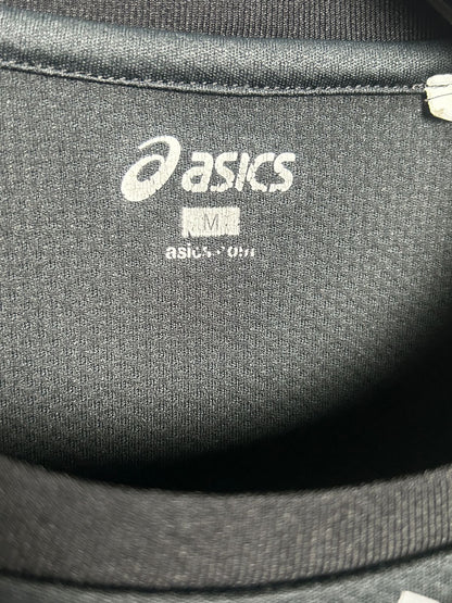 Asics Black Round Neck (Run4Life) - Medium