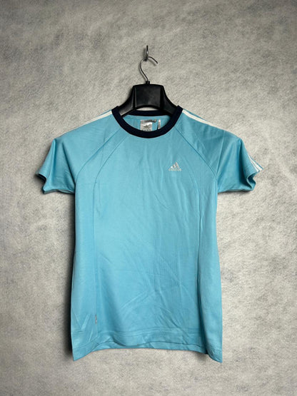 Adidas Clima Lite Ice Blue Round Neck - Medium