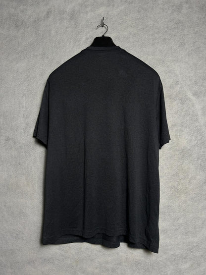 Reebok Black White Big Logo Tee - XL