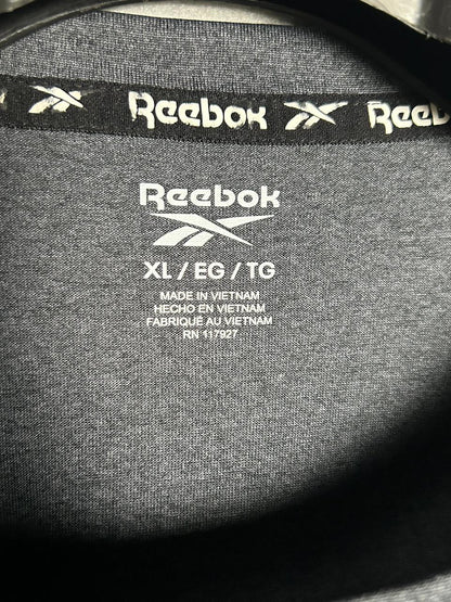 Reebok Black White Big Logo Tee - XL