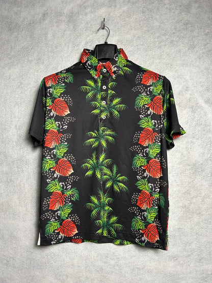 Fila Black Hawaiian Polo - Large