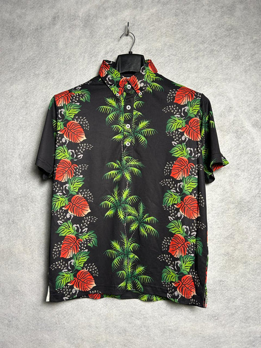 Fila Black Hawaiian Polo - Large