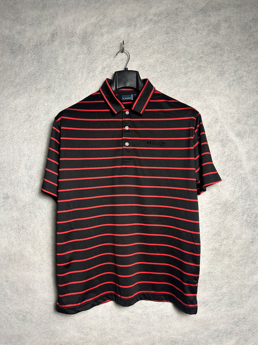 Kaepa Red & Black Lines Polo - Large