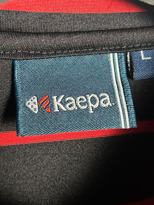 Kaepa Red & Black Lines Polo - Large