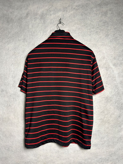Kaepa Red & Black Lines Polo - Large