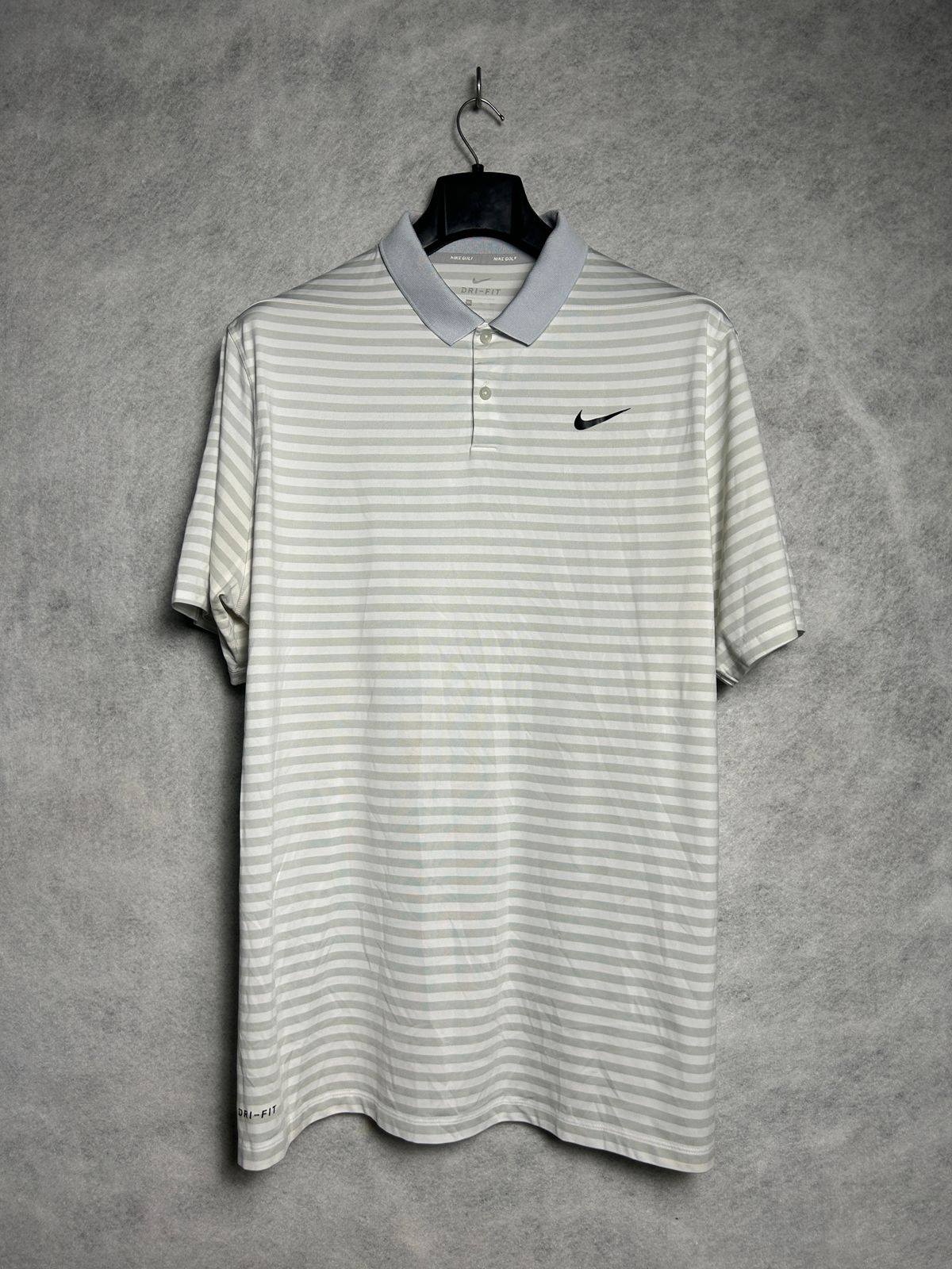 Nike Golf Gray Button Polo - XXL