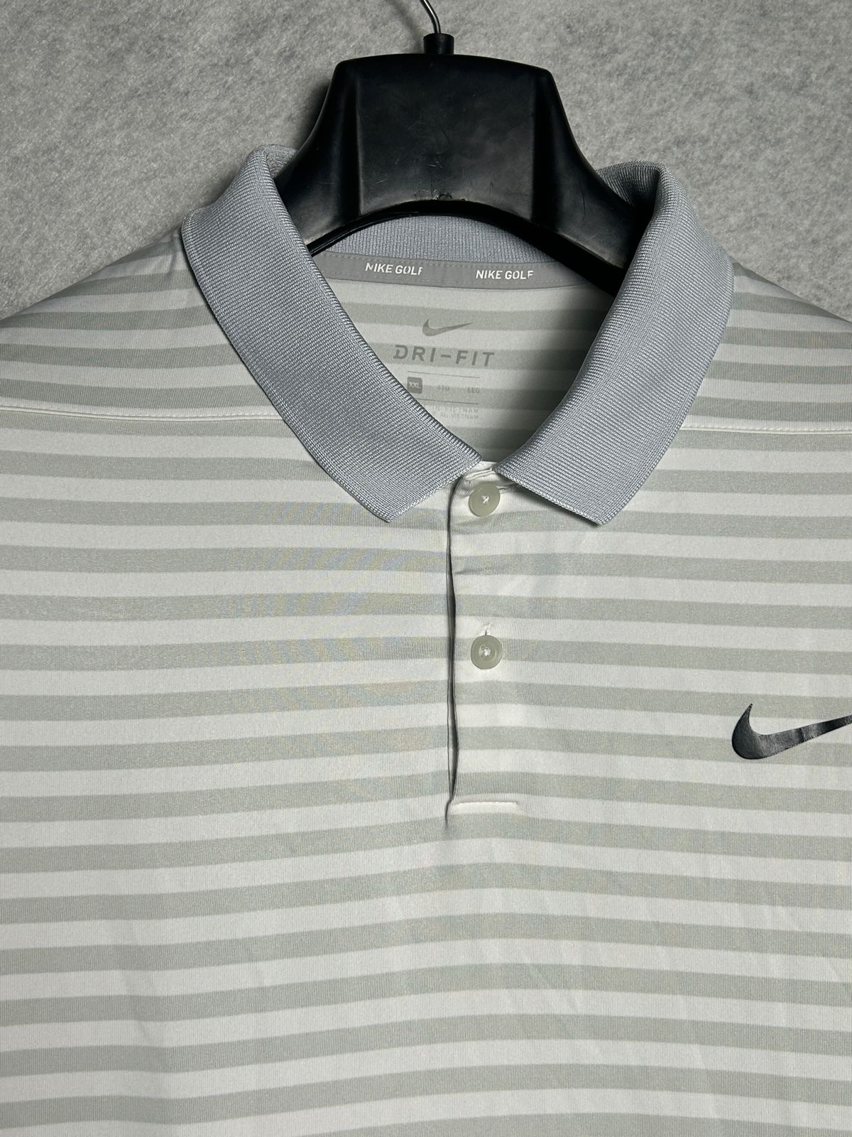 Nike Golf Gray Button Polo - XXL