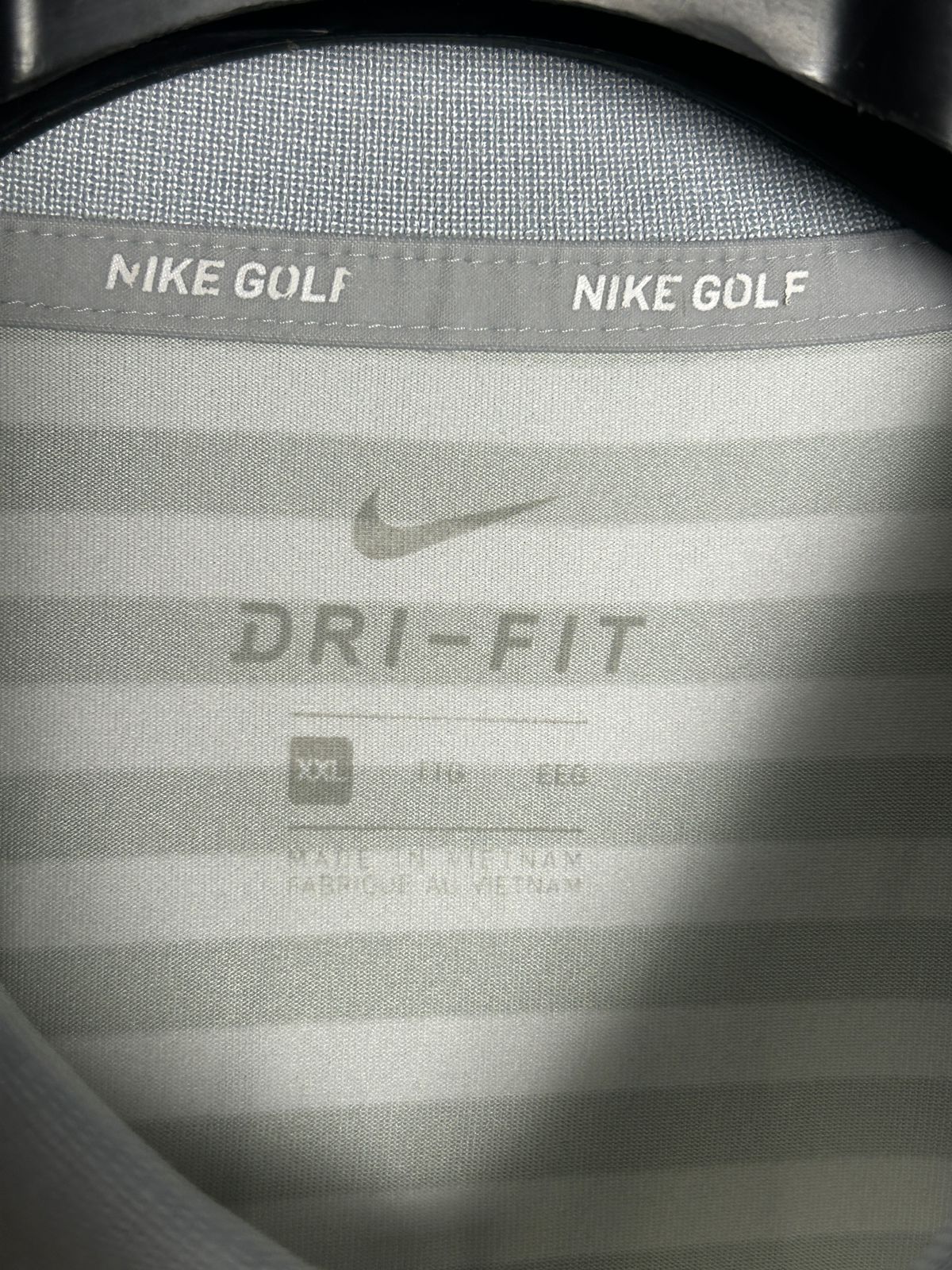 Nike Golf Gray Button Polo - XXL