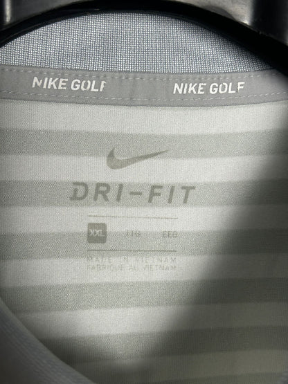 Nike Golf Gray Button Polo - XXL