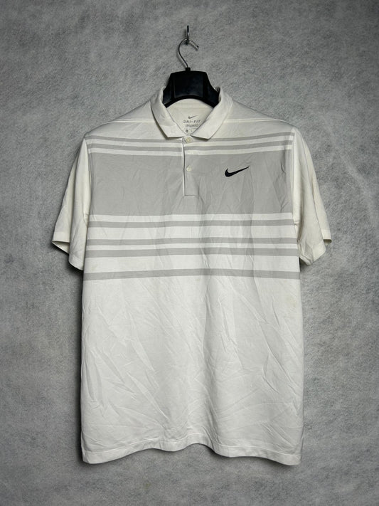 Nike White Polo Standard Fit - Large