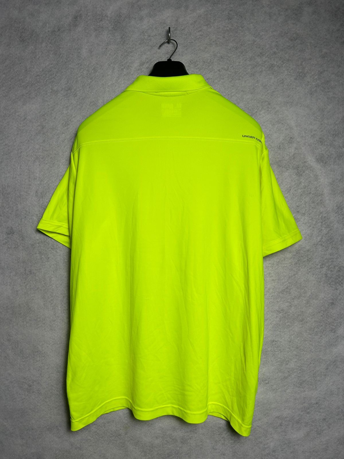 Under Armour Neon Green Button Polo - XXL