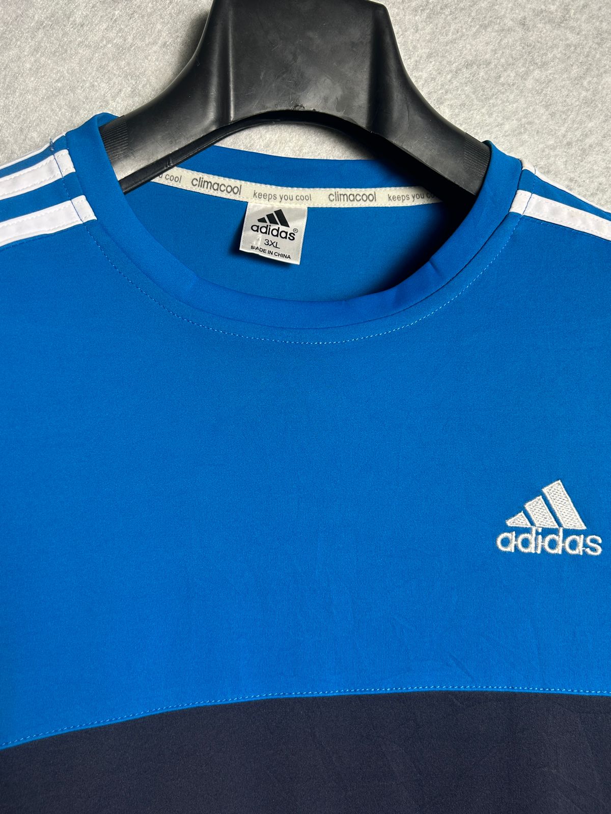 Adidas Blue Dri Fit Round Neck - XXXL