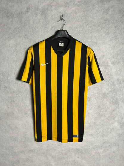 Nike Dri Fit Black & Yellow V Neck - Large