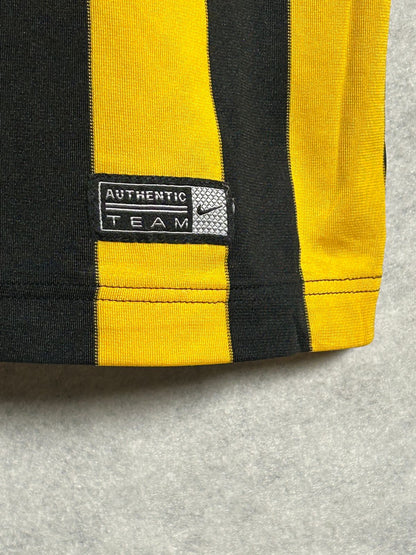 Nike Dri Fit Black & Yellow V Neck - Large