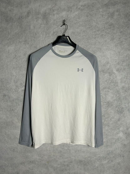 Under Armour Loose White Full Sleeves - Large