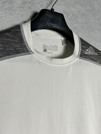 Adidas TechFit Climalite White CompressionXFitted (Player Jouer) - Large