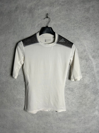 Adidas TechFit Climalite White CompressionXFitted (Player Jouer) - Large