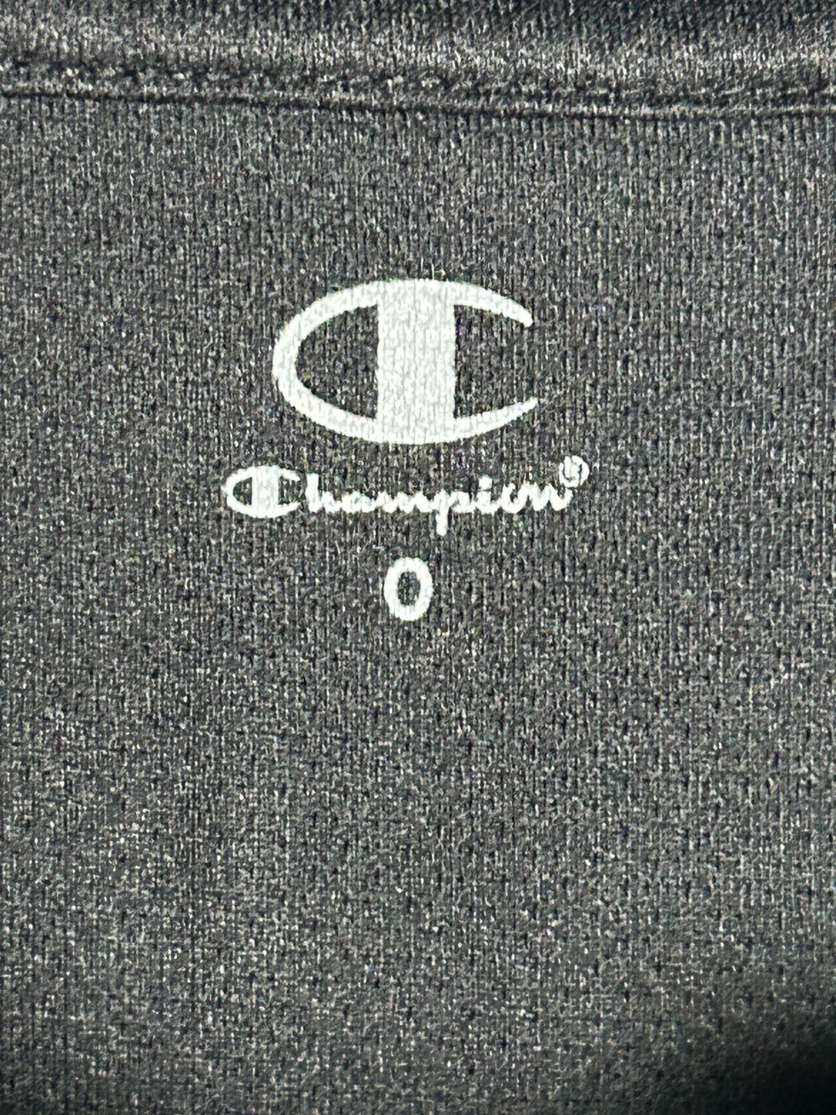 Champion Black Round Neck - Large