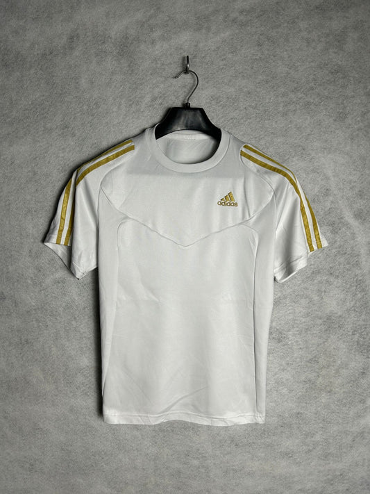 Adidas White Round Neck - Small