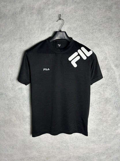 Fila Black Round Tee - Medium