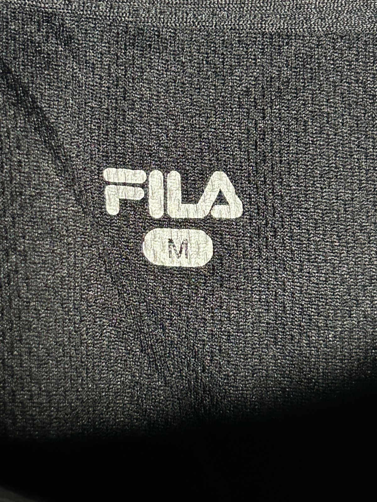 Fila Black Round Tee - Medium