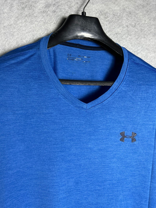 Under Armour Loose V Neck Blue - XXL