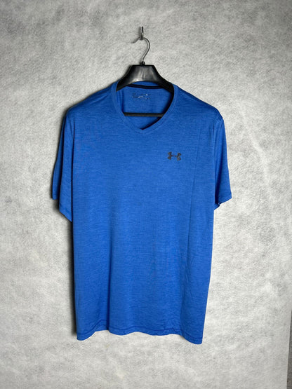 Under Armour Loose V Neck Blue - XXL