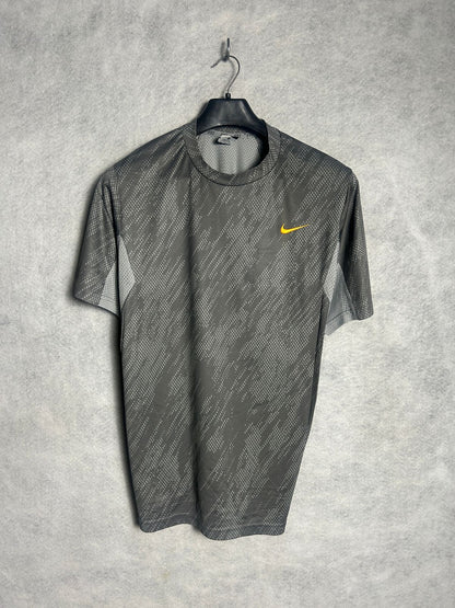 Nike Dri Fit Gray Printed Tee - XL