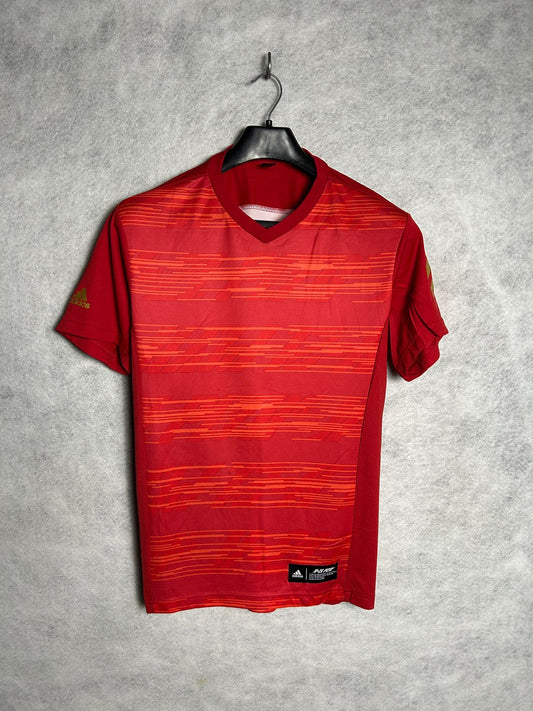 Adidas Red Dri Fit Round Neck - Small
