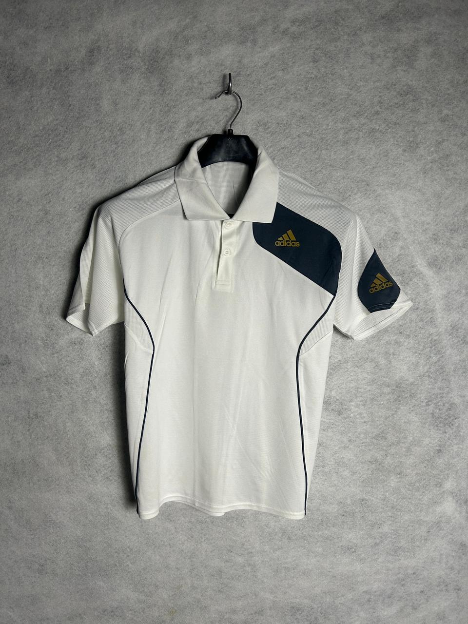 Adidas White Polo - Medium