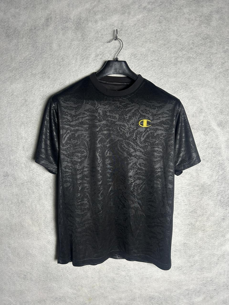Champion Black loose Round Tee - Large
