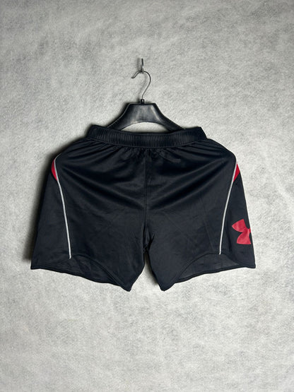 Under Armour Black Red Logo Short - Large