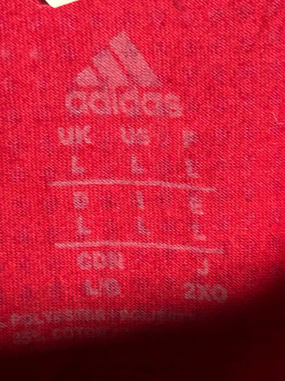 Adidas Red Round Tee Red - Large