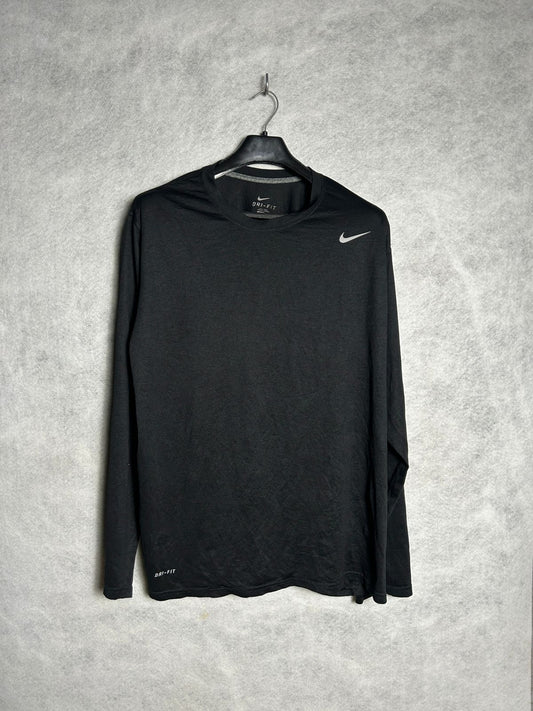 Nike Black Full Sleeves Round Neck - XXL