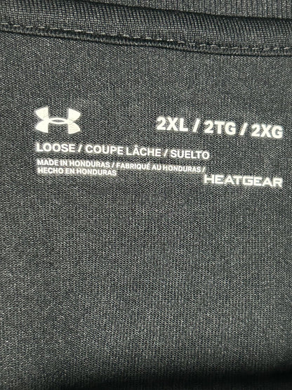 Under Armour Black Loose Heatgear Round Neck - XXL